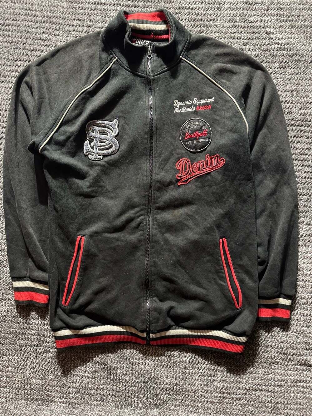 Y2K Southpole Full Zip Embroidered Track Jacket